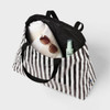OPEN STORY WATER RESISTANT REVERSIBLE TOTE BAG - OPEN STORY - BLACK/WHITE New