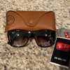 RAY BAN RB4194 SUNGLASSES TORTOISE FRAMES BROWN GRADIENT LENS 53-17-140 2N
