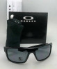 OAKLEY DROP POINT SUNGLASSES POLISHED BLACK FRAME BLACK IRIDIUM LENSES 61-18-132