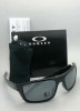 OAKLEY DROP POINT SUNGLASSES POLISHED BLACK FRAME BLACK IRIDIUM LENSES 61-18-132