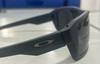OAKLEY DOUBLE EDGE SUNGLASSES - DARK GRAY FRAME GRAY PRIZM LENSES, 66-17-128