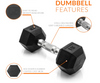 GENERIC 15LBS DUMBELL PAIR - BLACK