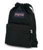 JS0A83LQ008 JANSPORT DRAW SACK, BACKPACK - BLACK New