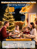 BRIGHTEVER Christmas Lights for Tree, 1100 Bulbs 360FT, Warm White
