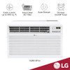 LG 10,000 BTU 115V ELECTRONIC THRU THE WALL AC W/REMOTE - WHITE