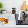 BIALETTI NEW VENUS INDUCTION STOVETOP COFFEE MAKER 4 CUPS 5.7 OZ - SILVER