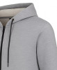 BLUE ICEMEN'S FULL-ZIP LONG-SLEEVE HOODIE - SIZE: XL - HEATHER GRAY New