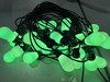 SMART OUTDOOR STRING LIGHTS, LED BULBS LIGHT, RGB - 100FT BLACK