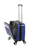 ROCKLAND REVOLUTION HARDSIDE ROLLING COMPUTER CASE CARRY-ON 17" BF29 - BLUE