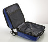 ROCKLAND REVOLUTION HARDSIDE ROLLING COMPUTER CASE CARRY-ON 17" BF29 - BLUE