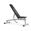 WEIDER GYM PLATINUM ADJUSTABLE ALLOY STEEL BENCH WEIGHT LIMIT 410 LB - BLACK