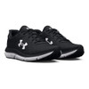 UNDER ARMOUR WOMEN'S CHARGED ASSERT 10 SIZE 6 BLACK BLACK WHITE