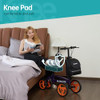 ELENKER STEERABLE KNEE SCOOTER FOLDABLE KNEE WALKER - PURPLE