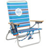TOMMY BAHAMA 4-POSITION EXTENDED SEAT HEIGHT BEACH CHAIR SC602TBBP-2466B-1