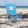 TOMMY BAHAMA 4-POSITION EXTENDED SEAT HEIGHT BEACH CHAIR SC602TBBP-2466B-1