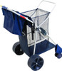 RIO BRANDS RIO BEACH WONDER WHEELER DELUXE UTILITY LAWN BEACH FOLDABLE - NAVY