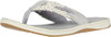 SPERRY WOMENS PARROTFISHFLIP-FLOP SIZE: WOMEN 7 GRAY/SILVER