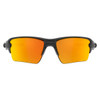 OAKLEY FLAK 2.0 XL POLISHED BLACK FRAME, PRIZM RUBY POLARIZED LENSES, 59-12-133