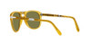 PERSOL STEVE MCQUEEN AVIATOR - OPAL YELLOW FRAME, POLARIZED GREEN LENSES