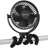 OPOLAR 5200MAH FLEXIBLE TRIPOD CLIP FAN - BLACK