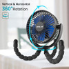OPOLAR 5000MAH FLEXIBLE TRIPOD CLIP FAN - BLUE
