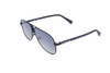 GUESS AVIATOR SUNGLASSES MATTE BLUE FRAME, BLUE GRADIENT LENSES, 61-10-145