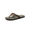 CJ7815 REEF MEN'S TWINPIN BEACH FLIP FLOPS TAN/GRAY SIZE MEN 13