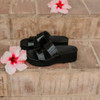 CJ3662 REEF WOMEN'S CUSHION VISTA HIGHER SLIDE SIZE 9 BLACK