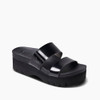 CJ3662 REEF WOMEN'S CUSHION VISTA HIGHER SLIDE SIZE 9 BLACK
