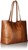 FRYE WOMENS MELISSA SHOPPER TOTE BAG STYLIST LARGE HANDBAG - BROWN New