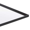 AMAZON BASICS RECTANGULAR WALL MOUNT MIRROR 24" X 36", PEAKED TRIM - BLACK