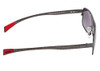 BREED MERIDIAN SUNGLASSES, GUNMETAL FRAME, BLACK GRADUATED POLARIZED LENS