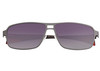 BREED MERIDIAN SUNGLASSES, GUNMETAL FRAME, BLACK GRADUATED POLARIZED LENS