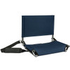 CASCADE MOUNTAIN TECH STADIUM SEAT LIGHT PORTABLE FOLDING - NAVY New
