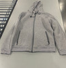 BLU ROCK NEW YORK SOFT WARM SHERPA FLEECE LINING ZIP UP - SIZE: S - HEATHER GRAY New