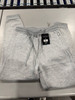 BLUE ICE FLEECE LINED SWEATPANTS ZIPPER POCKETS - SIZE: MEN S - HEATHER GRAY New