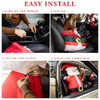 ZONETECH Christmas Santa Blow-Up Décor for Cars Vehicle Buddy Inflatable