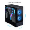 LIAN LI LANCOOL 207 Compact ATX RGB Gaming Computer Case, Airflow Mesh Panels