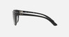 RAY-BAN SUNGLASSES - POLISHED BLACK FRAME, GRAY GRADIENT LENSES, 59-20-130 3N
