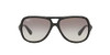 RAY-BAN AVIATOR SUNGLASSES - BLACK FRAME, GRAY GRADIENT - 601/32