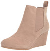 10018692 TOMS WOMEN'S BAILEY ANKLE BOOTS WARM TAUPE SIZE: WOMEN 7.5