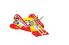 WOW SPORTS SLIDE N SMILE POOL INFLATABLE WATER SLIDE SPRINKLERS - RED/YELLOW