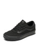 Vans Brooklyn Ls Shoe Canvas Black/Black Women Size 11