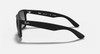 RAY-BAN JUSTIN CLASSIC MATTE RUBBER BLACK FRAME LIGHT GRAY LESNSES 54-16-145 3P