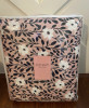 KATE SPADE NEW YORK REVERSIBLE GRAND FLORAL 3PC FULL/QUEEN - PINK/BLUE/WHITE