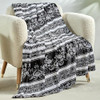 ELEGANT COMFORT ULTRA SOFT PRINT FLANNEL FLEECE ODELIA - Throw Blanket - 50x60