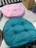 GENERIC 6 ROUND PILLOW SET - RED, YELLOW, GRAY, PINK, BROWN, GREEN