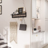 AMBIRD WALL HOOKS WITH SHELF ENTRYWAY HANGING WOOD COAT HOOKS WALL-MOUNTED