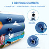 FUNAVO INFLATABLE SWIMMING POOLS, SEA BLUE TMSP0001 New