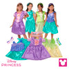 DISNEY PRINCESS DELUXE DRESS UP TRUNK 21PC PACKAGED CHARMS 22133 MULTI